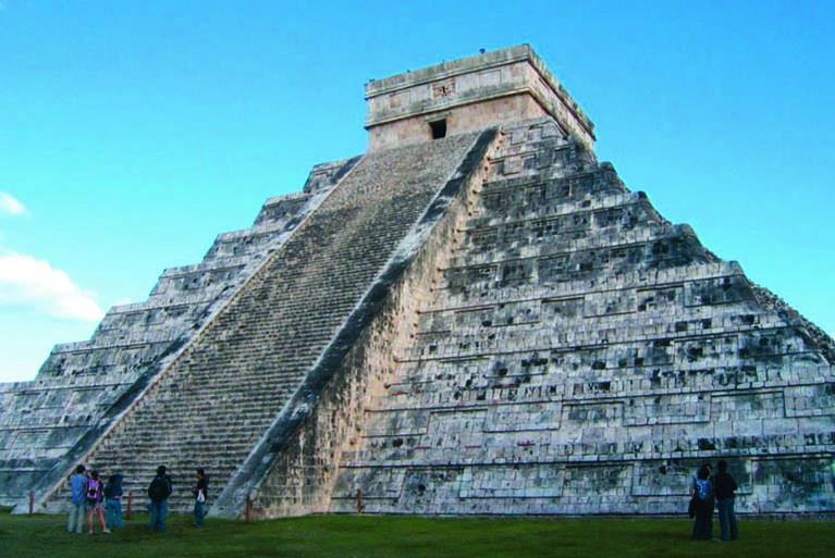 Пирамида в Паленке (Мексика)