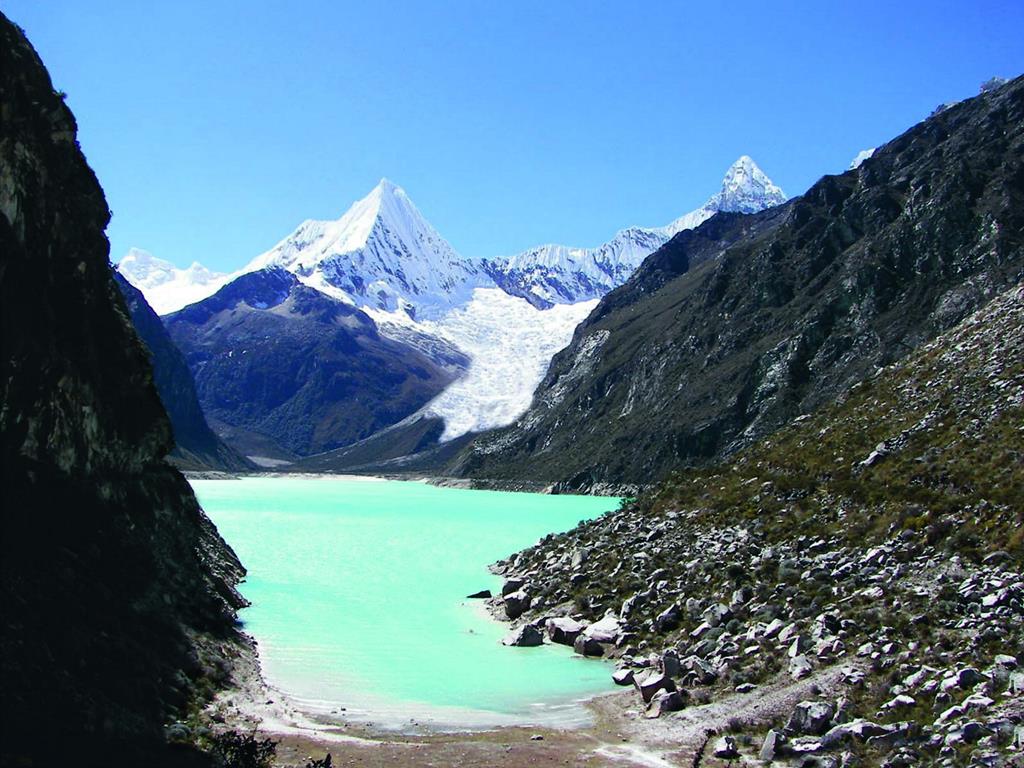 Ледник в чилийских Андах