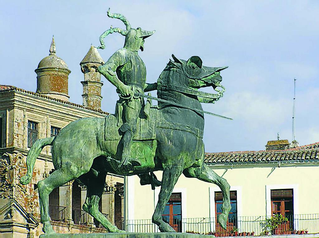 Памятник Франциско Писарро в Лиме (Перу)
