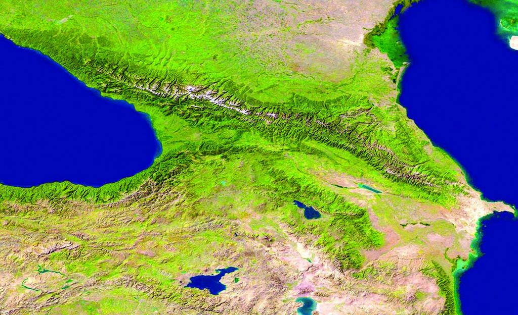 Большой Кавказ (вид из космоса)