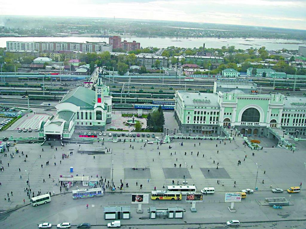 Железнодорожный вокзал в Новосибирске