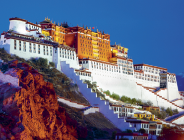 Дворец Потала в Лхасе — центре Тибетского автономного района