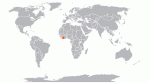 Кот-д'Ивуар на карте мира