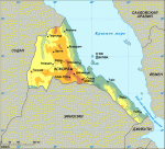 карта Эритреи