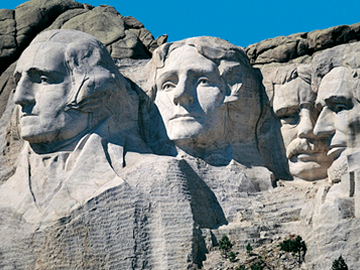 Президенты США на горе Рашмор 