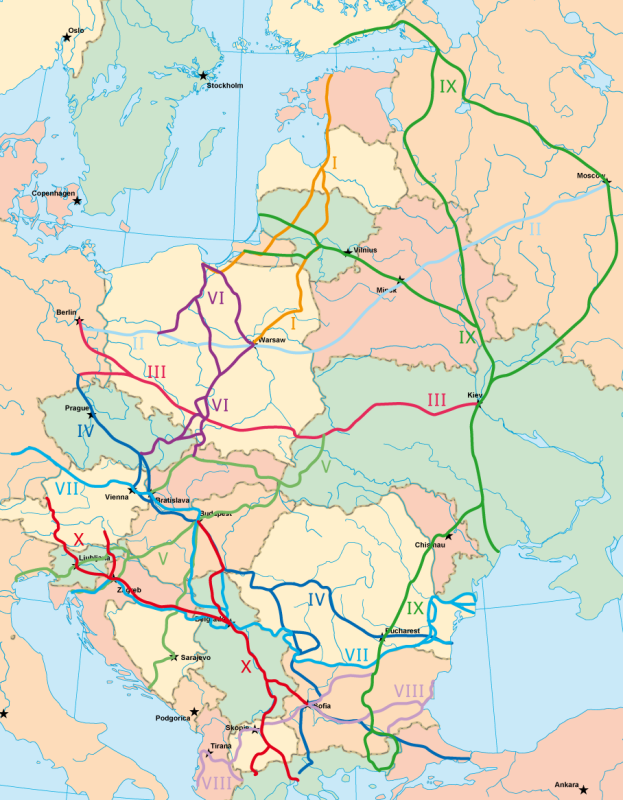 Территориальная структура хозяйства и транспортные связи Зарубежной Европы