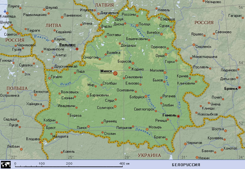 География Белоруссии