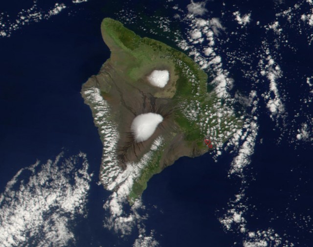 Вулкан Мауна-Кеа и Мауна-Лоа