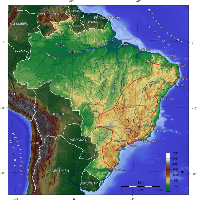 Южная Америка. Равнинный восток.