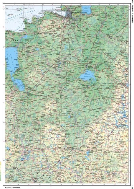Карта Озеро Ильмень