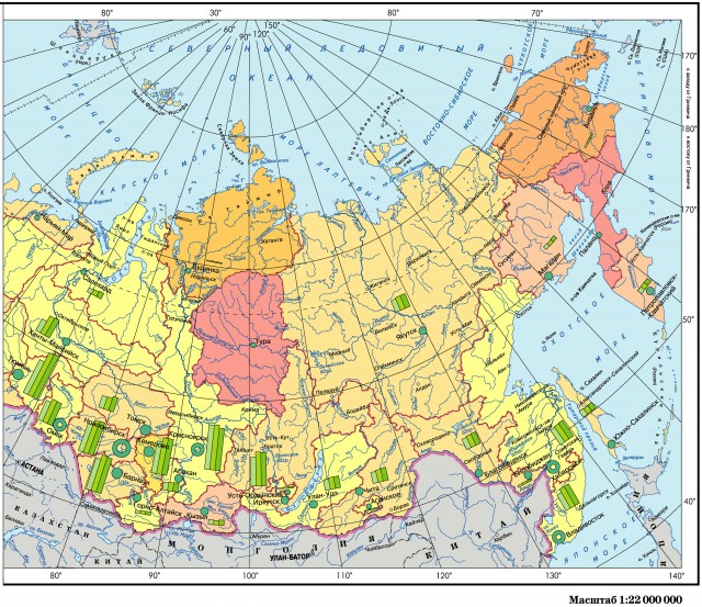 Карты здравоохранение, организация лечебно-профилактической помощи населению (восток России)