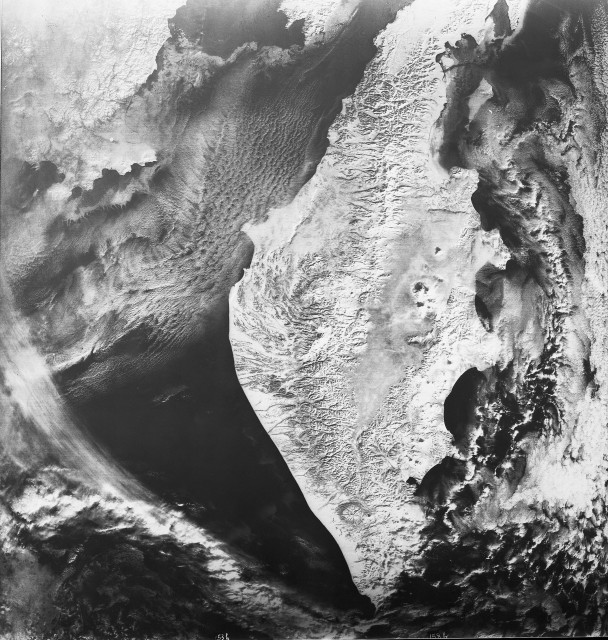 Фото из космоса Полуостров Камчатка