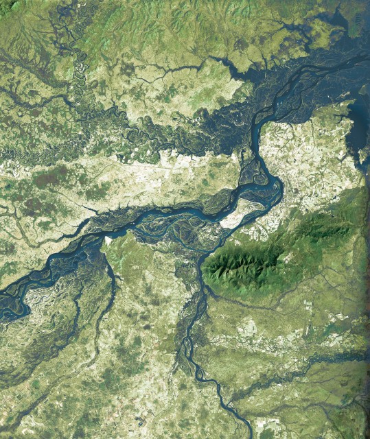 Фото из космоса Хабаровск и окрестности