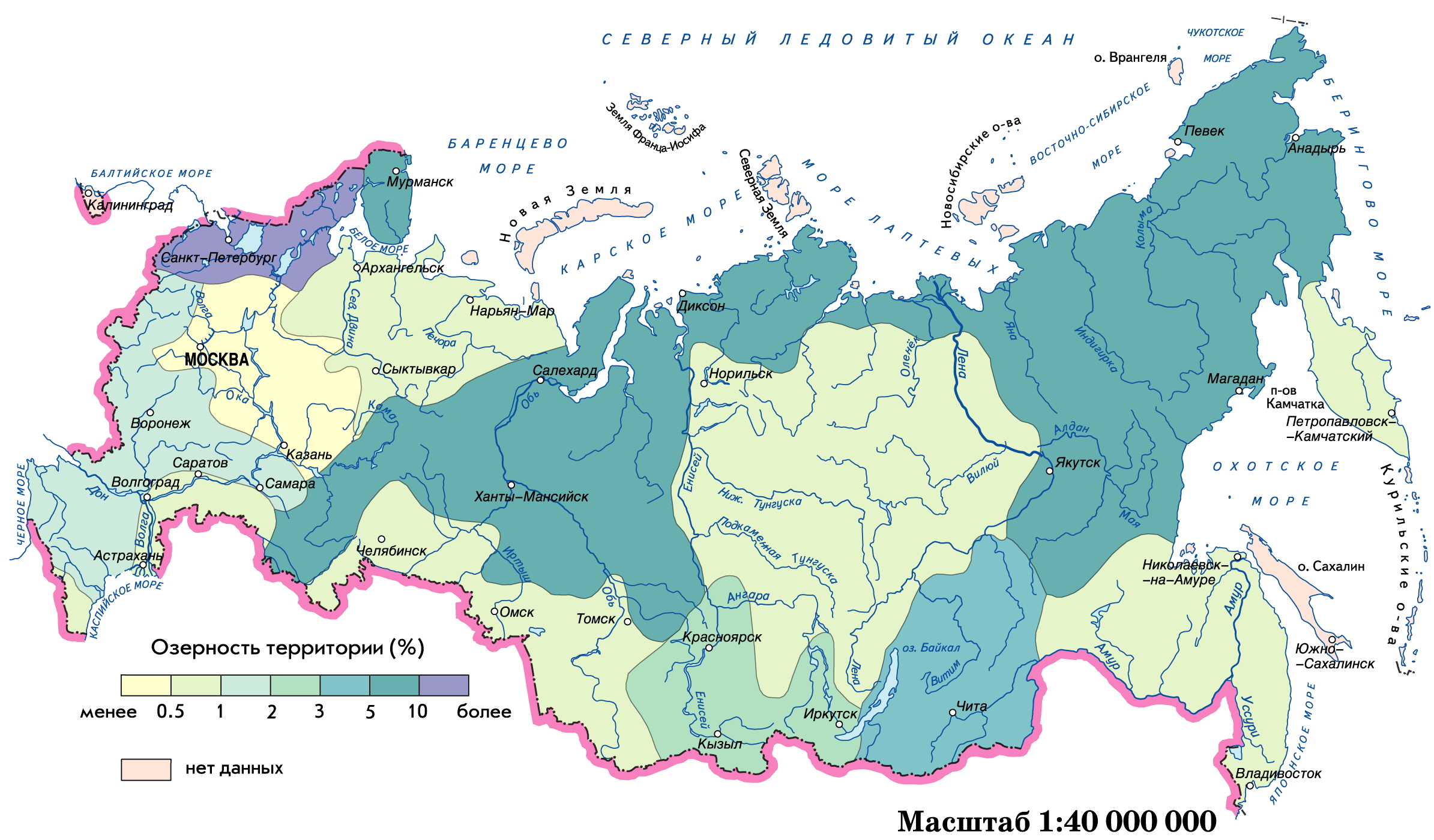 Озеро Валдайское на карте России: расположение и особенности