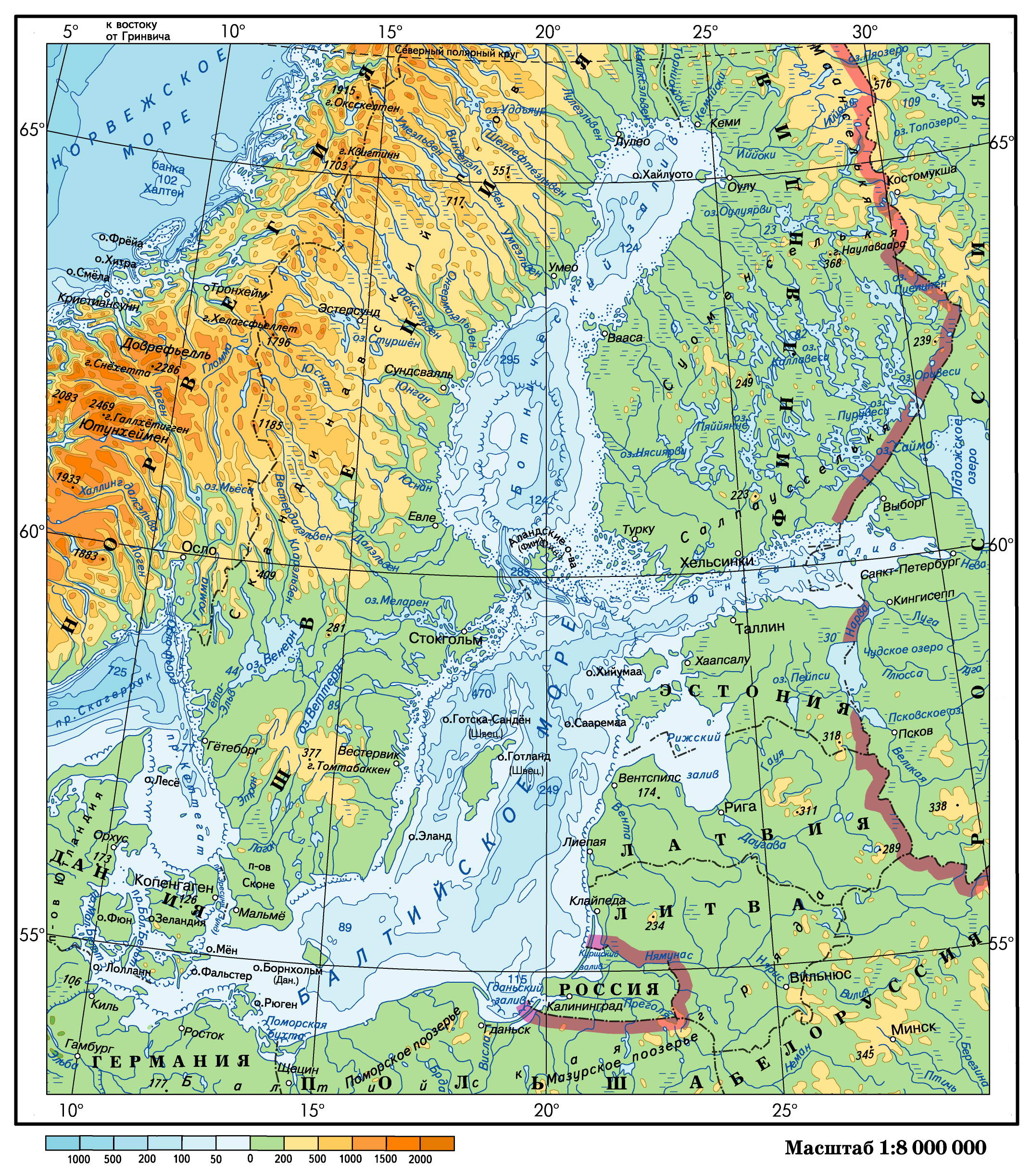 Моря России — Балтийское море