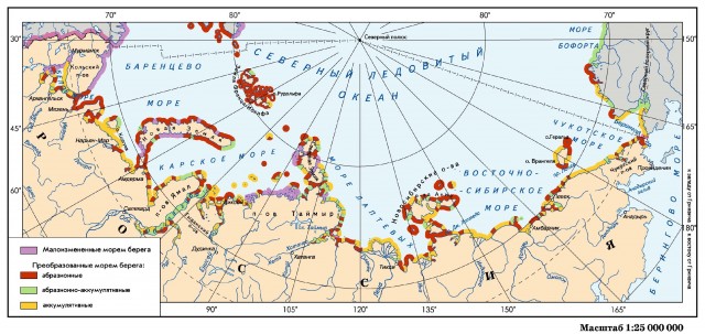 Берега морей Северного Ледовитого океана