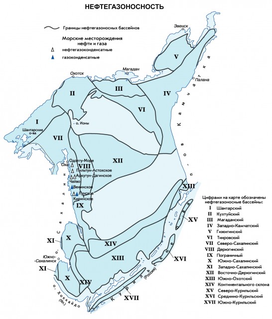 Нефтегазоносность Охотского моря