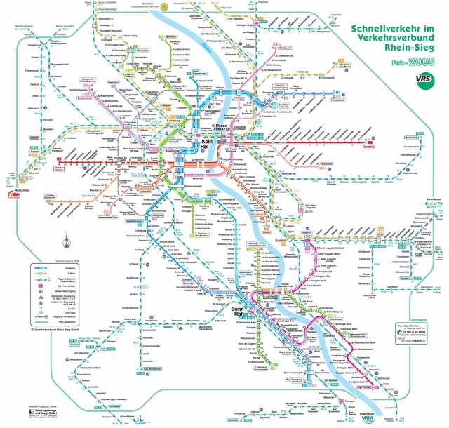 Карта метро Кельна