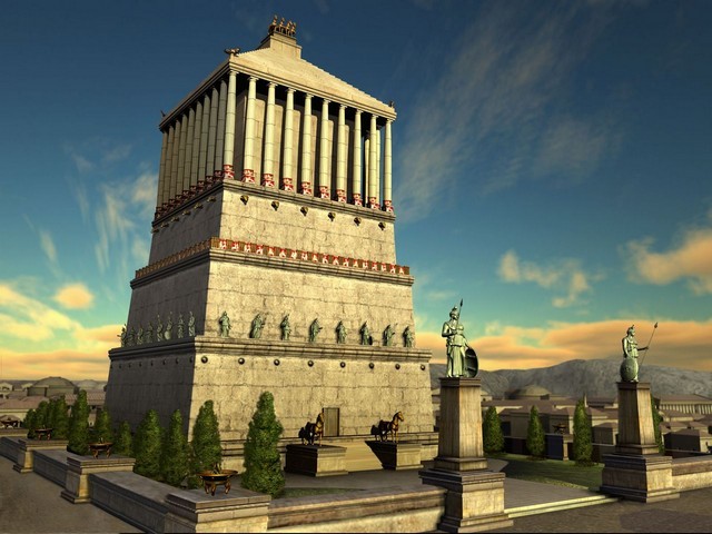 Как был построен мавзолей в Галикарнасе?