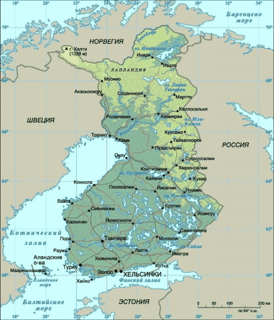 Почему Финляндию называют «страной тысячи озёр«?