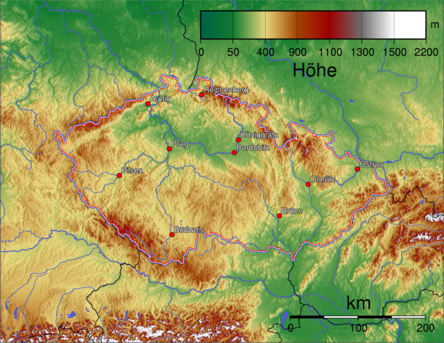 Какие горы есть в Чехии и Словакии?