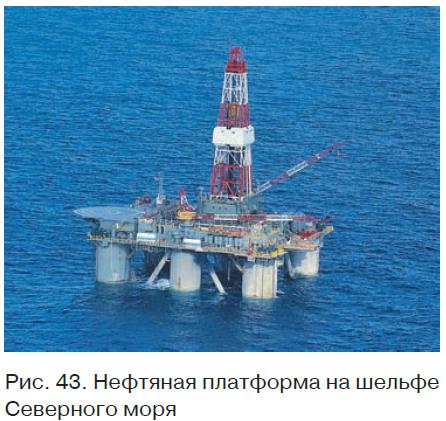 Нефтяная платформа на шельфе Северного моря