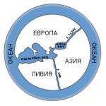 Карта Земли по Анаксимандру