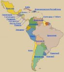 Политическая карта Латинской Америки